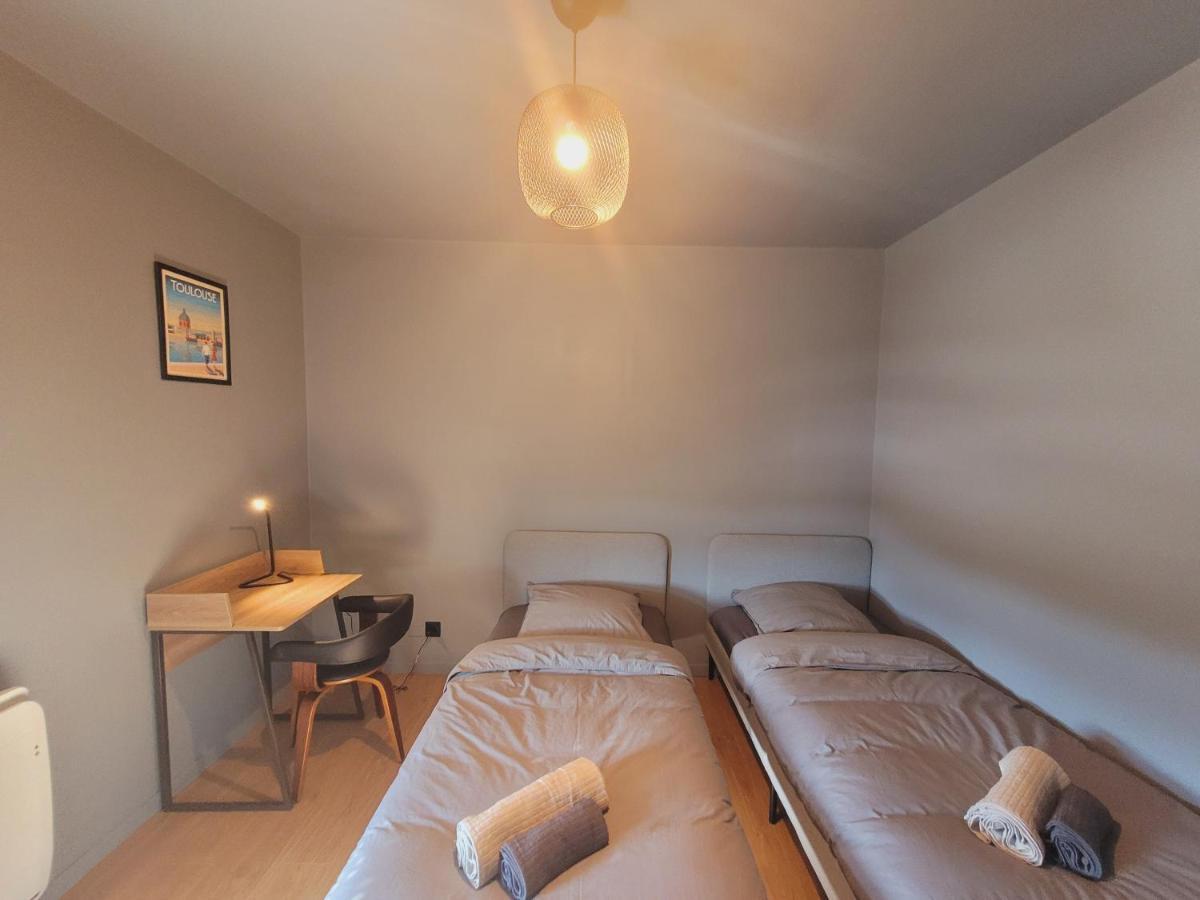 Bel appartement contemporain proche des commodités Toulouse Exterior foto